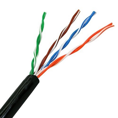 Bobina Cable RJ45 CAT5 UTP Rigido Exterior 305Mts